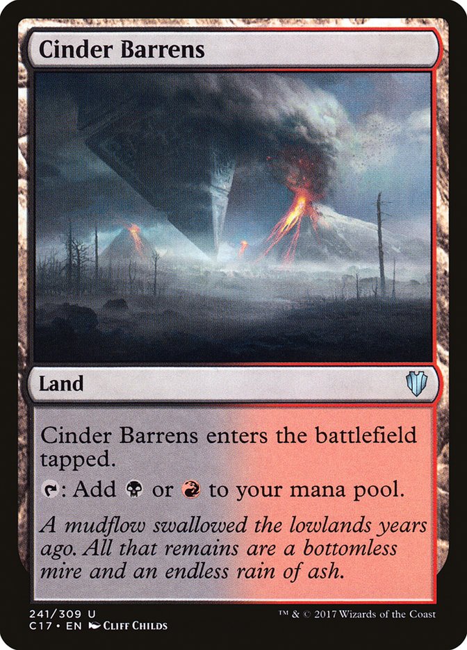 Cinder Barrens [Commander 2017] | Webway Games