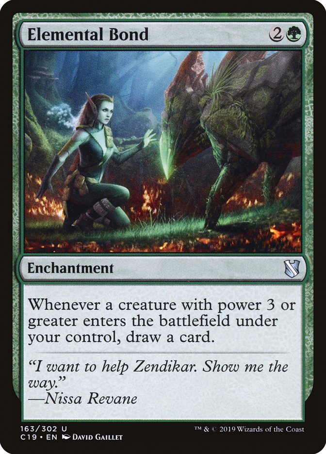 Elemental Bond [Commander 2019] | Webway Games