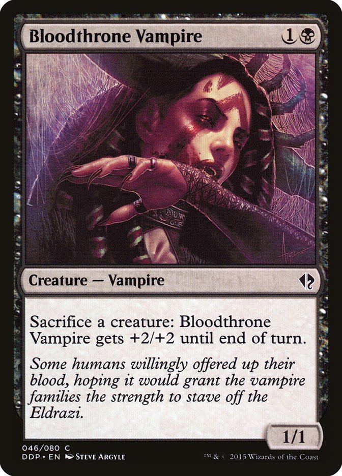 Bloodthrone Vampire [Duel Decks: Zendikar vs. Eldrazi] | Webway Games