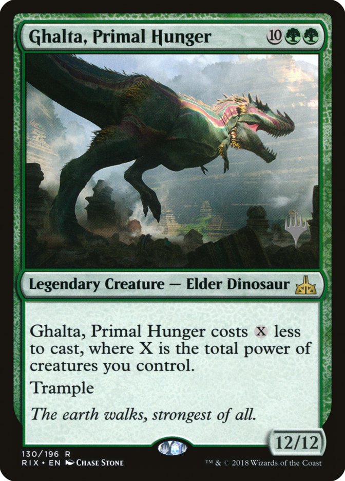 Ghalta, Primal Hunger (Promo Pack) [Rivals of Ixalan Promos] | Webway Games