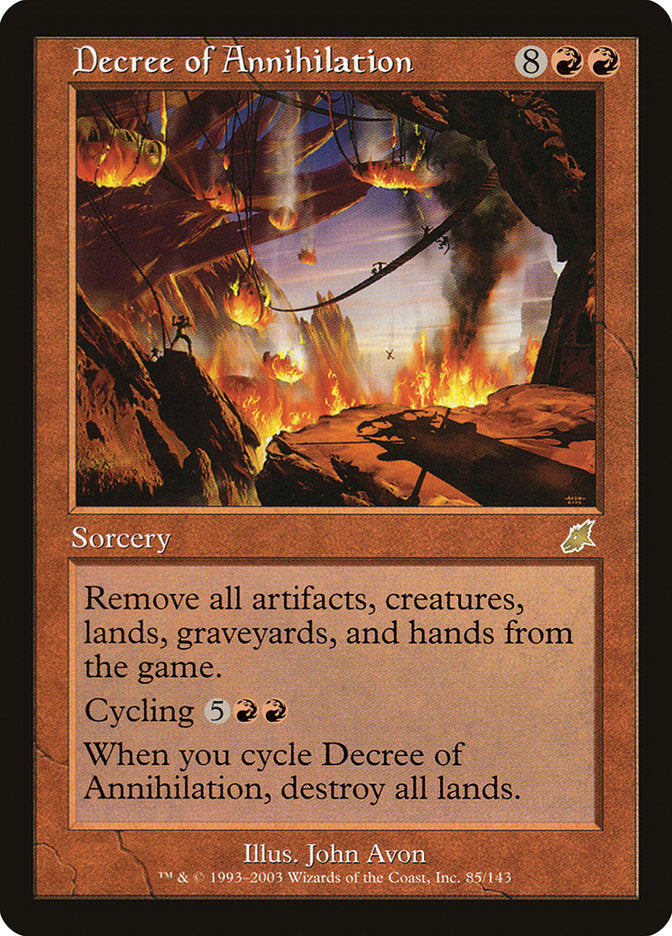 Decree of Annihilation [Scourge] | Webway Games