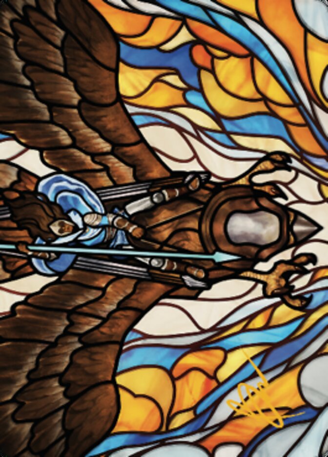 Tura Kennerud, Skyknight Art Card (Gold-Stamped Signature) [Dominaria United Art Series] | Webway Games