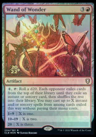 Wand of Wonder [Commander Legends: Battle for Baldur's Gate Prerelease Promos] | Webway Games