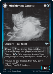 Mischievous Catgeist // Catlike Curiosity [Innistrad: Double Feature] | Webway Games