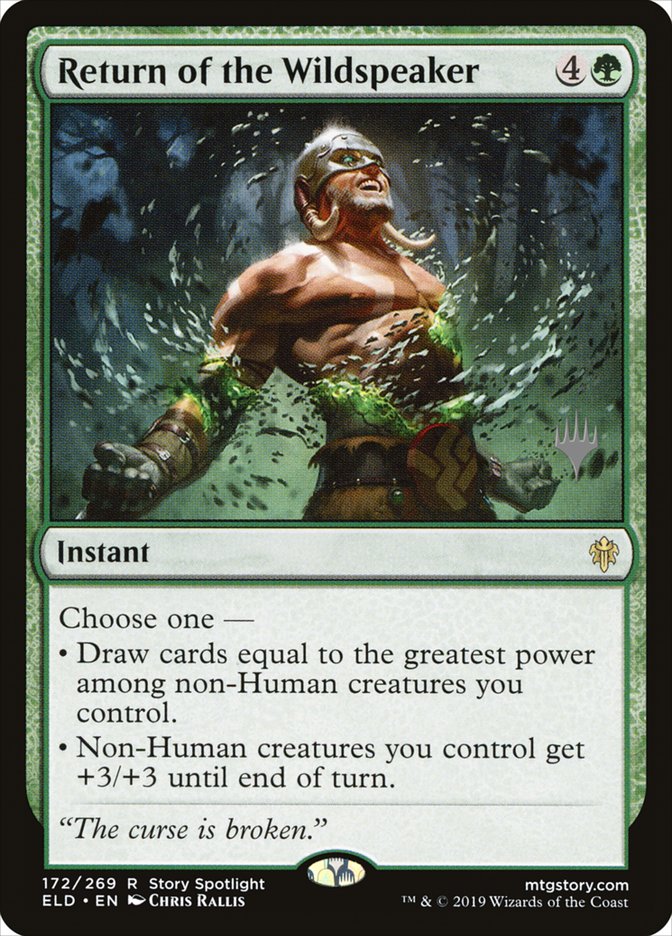 Return of the Wildspeaker (Promo Pack) [Throne of Eldraine Promos] | Webway Games