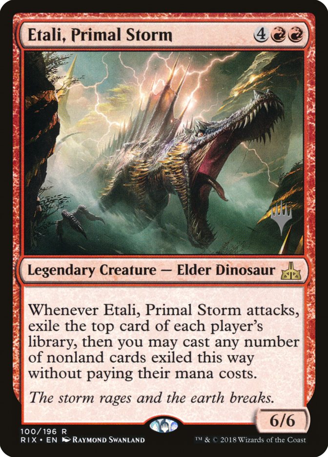 Etali, Primal Storm (Promo Pack) [Rivals of Ixalan Promos] | Webway Games