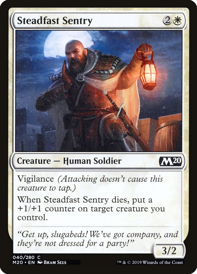 Steadfast Sentry [Core Set 2020] | Webway Games