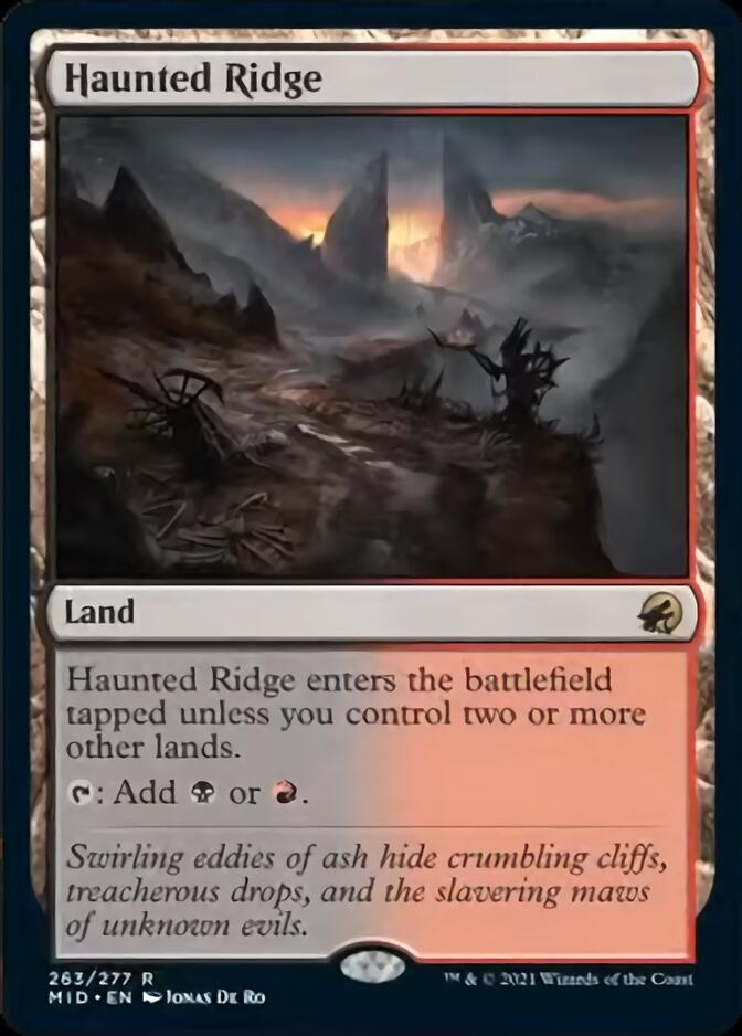 Haunted Ridge [Innistrad: Midnight Hunt] | Webway Games