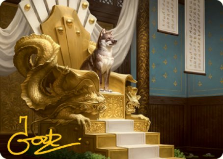 Yoshimaru, Ever Faithful Art Card (Gold-Stamped Signature) [Kamigawa: Neon Dynasty Art Series] | Webway Games
