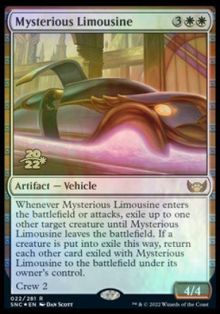 Mysterious Limousine [Streets of New Capenna Prerelease Promos] | Webway Games