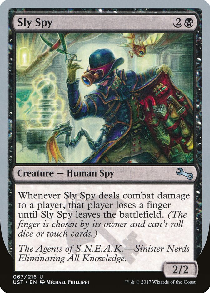 Sly Spy ("Sinister Nerds Eliminating All Knowledge") [Unstable] | Webway Games