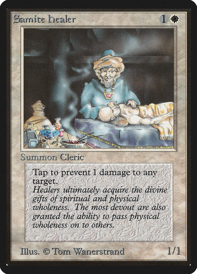 Samite Healer [Limited Edition Beta] | Webway Games