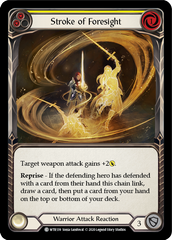 Stroke of Foresight (Yellow) [U-WTR139] (Welcome to Rathe Unlimited)  Unlimited Normal | Webway Games