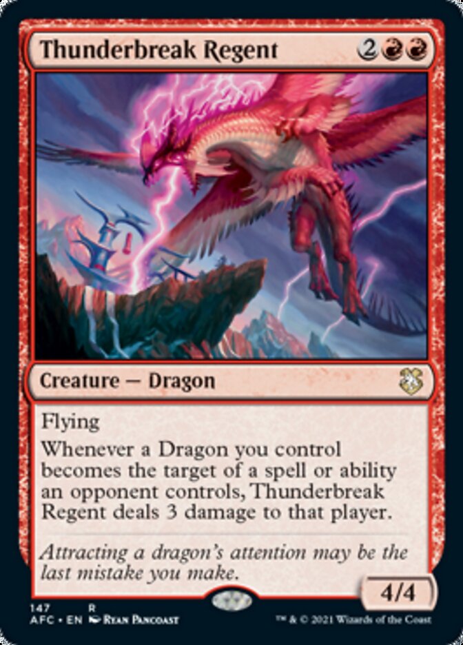 Thunderbreak Regent [Dungeons & Dragons: Adventures in the Forgotten Realms Commander] | Webway Games