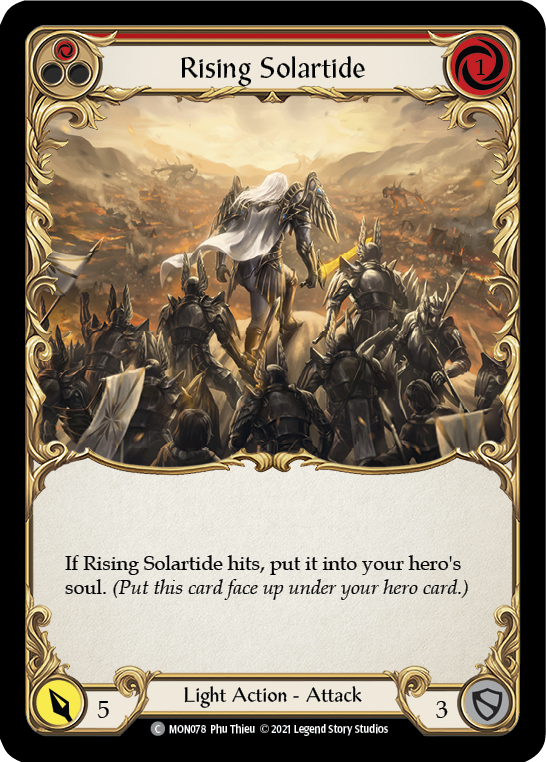 Rising Solartide (Red) [MON078] 1st Edition Normal | Webway Games