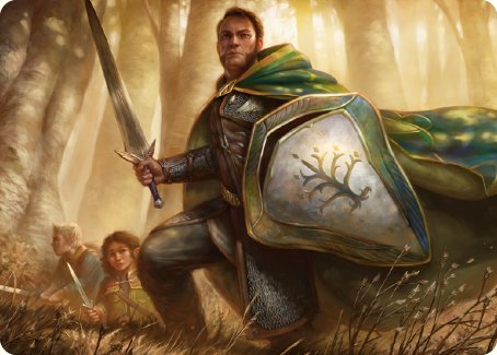 Boromir, Warden of the Tower Art Card [The Lord of the Rings: Tales of Middle-earth Art Series] | Webway Games