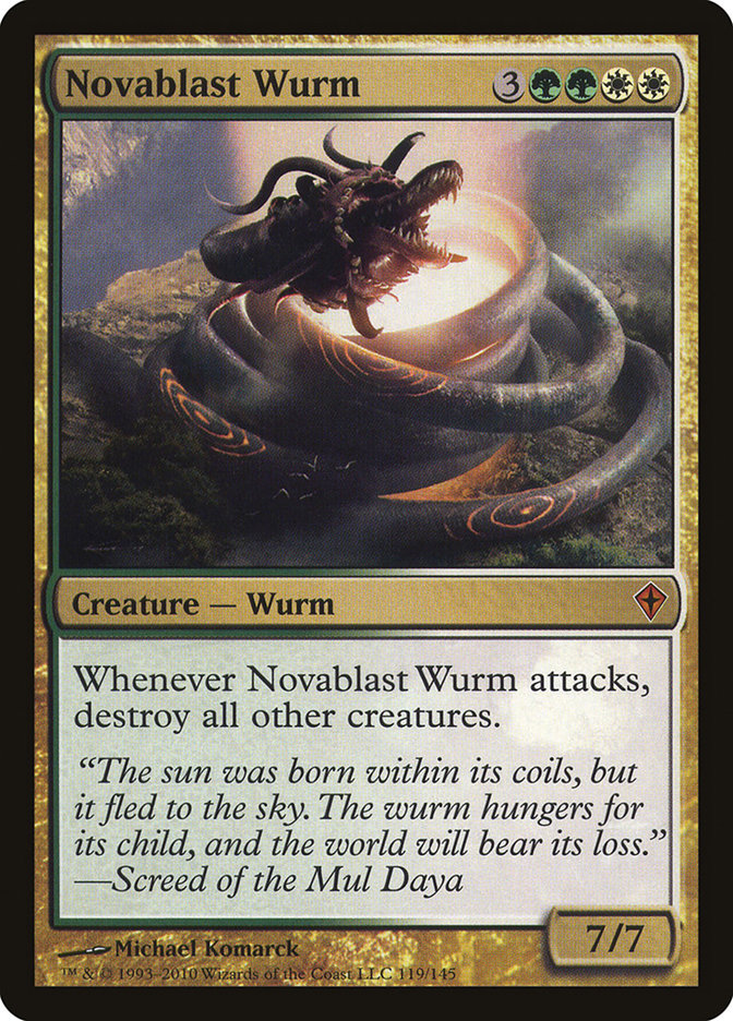 Novablast Wurm [Worldwake] | Webway Games