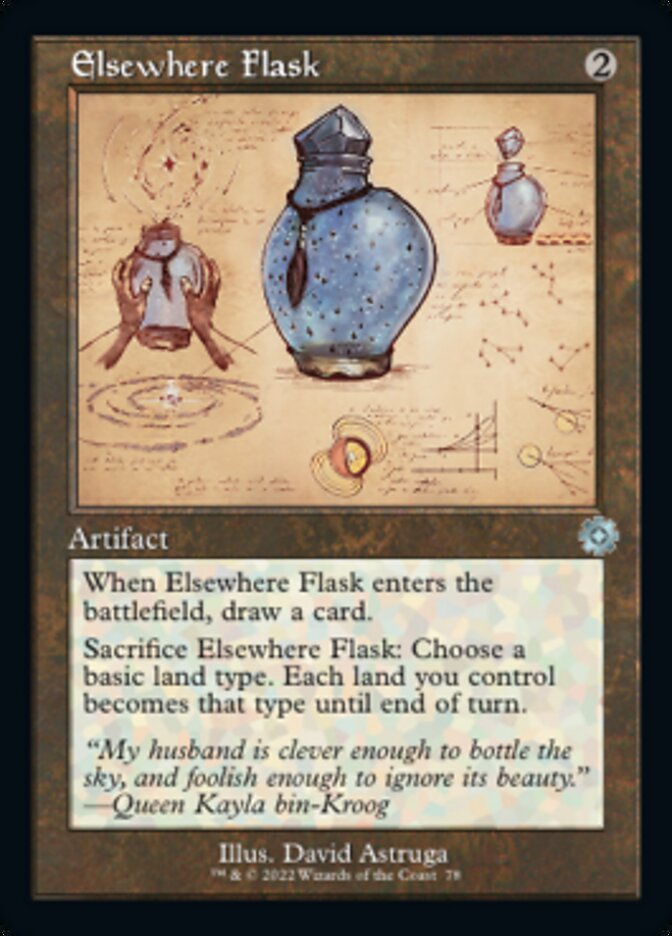 Elsewhere Flask (Retro Schematic) [The Brothers' War Retro Artifacts] | Webway Games