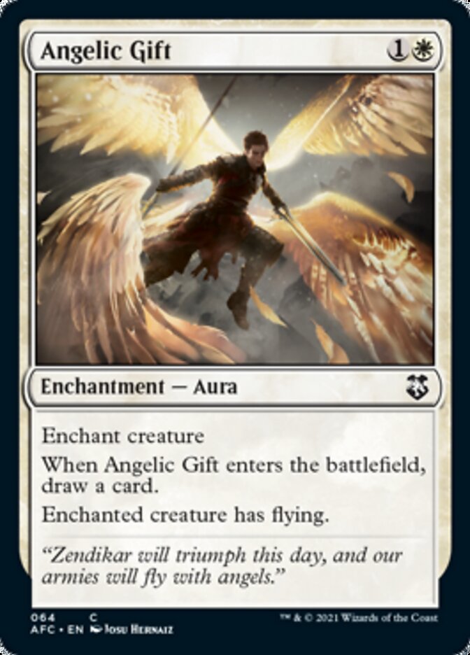 Angelic Gift [Dungeons & Dragons: Adventures in the Forgotten Realms Commander] | Webway Games