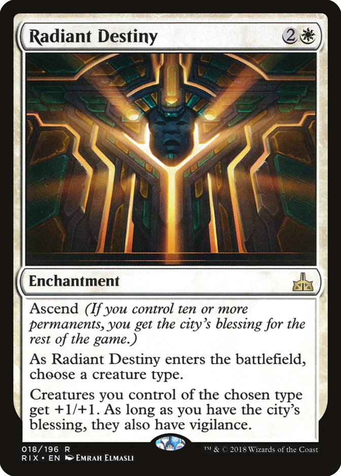 Radiant Destiny [Rivals of Ixalan] | Webway Games