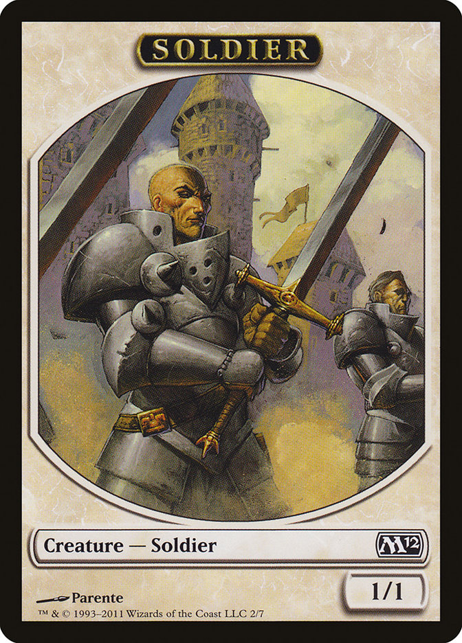 Soldier [Magic 2012 Tokens] | Webway Games