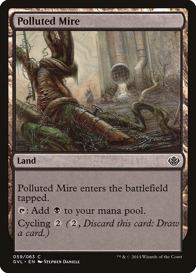 Polluted Mire (Garruk vs. Liliana) [Duel Decks Anthology] | Webway Games