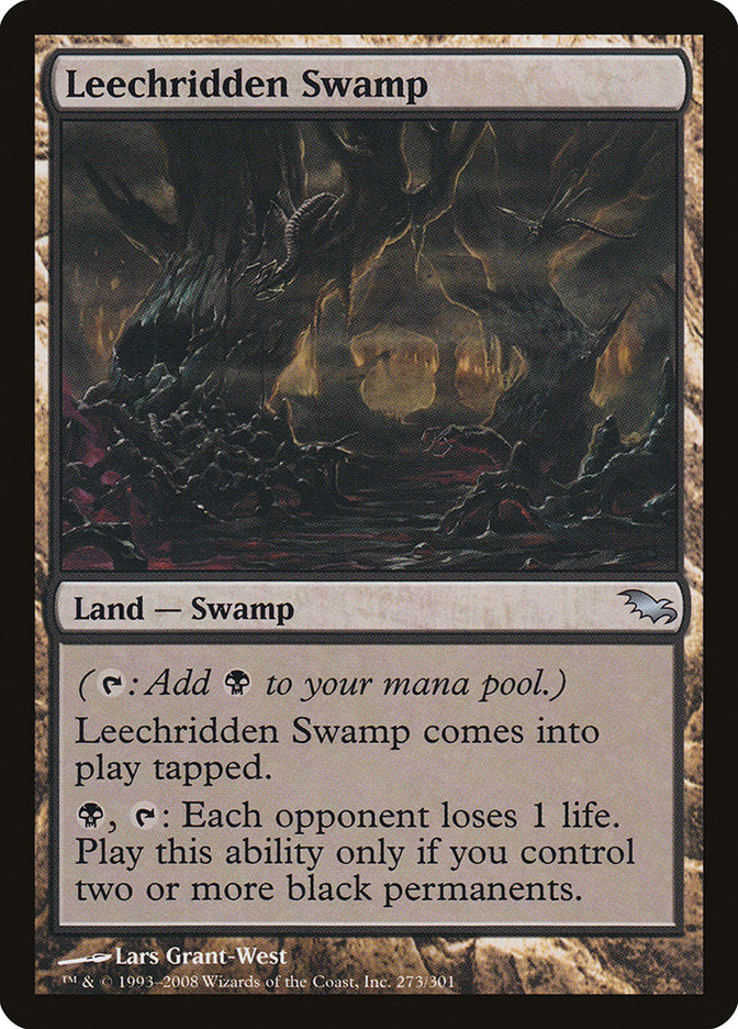 Leechridden Swamp [Shadowmoor] | Webway Games