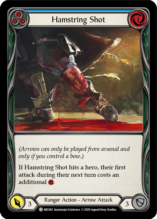 Hamstring Shot (Blue) [ARC062] Unlimited Rainbow Foil
