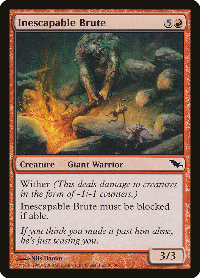 Inescapable Brute [Shadowmoor] | Webway Games