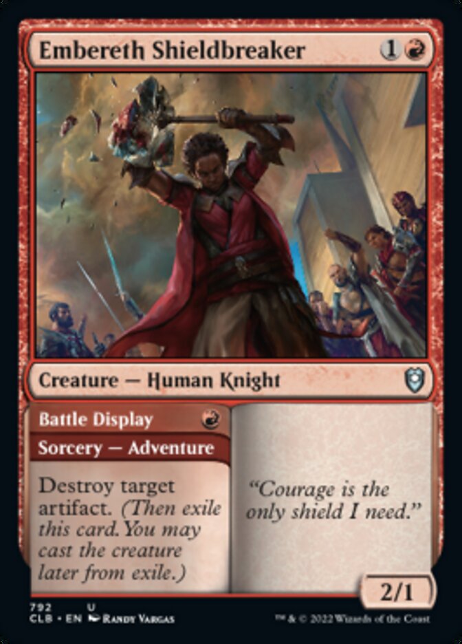 Embereth Shieldbreaker // Battle Display [Commander Legends: Battle for Baldur's Gate] | Webway Games