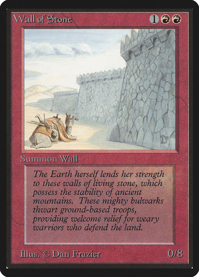 Wall of Stone [Limited Edition Beta] | Webway Games