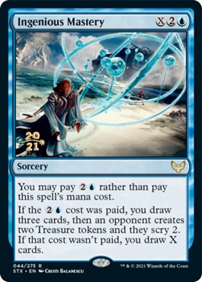 Ingenious Mastery [Strixhaven: School of Mages Prerelease Promos] | Webway Games