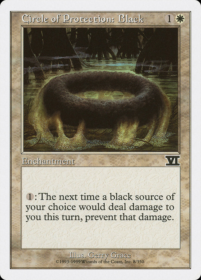 Circle of Protection: Black [Classic Sixth Edition] | Webway Games