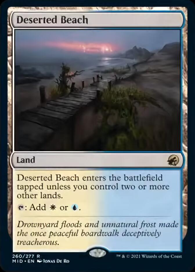 Deserted Beach [Innistrad: Midnight Hunt] | Webway Games