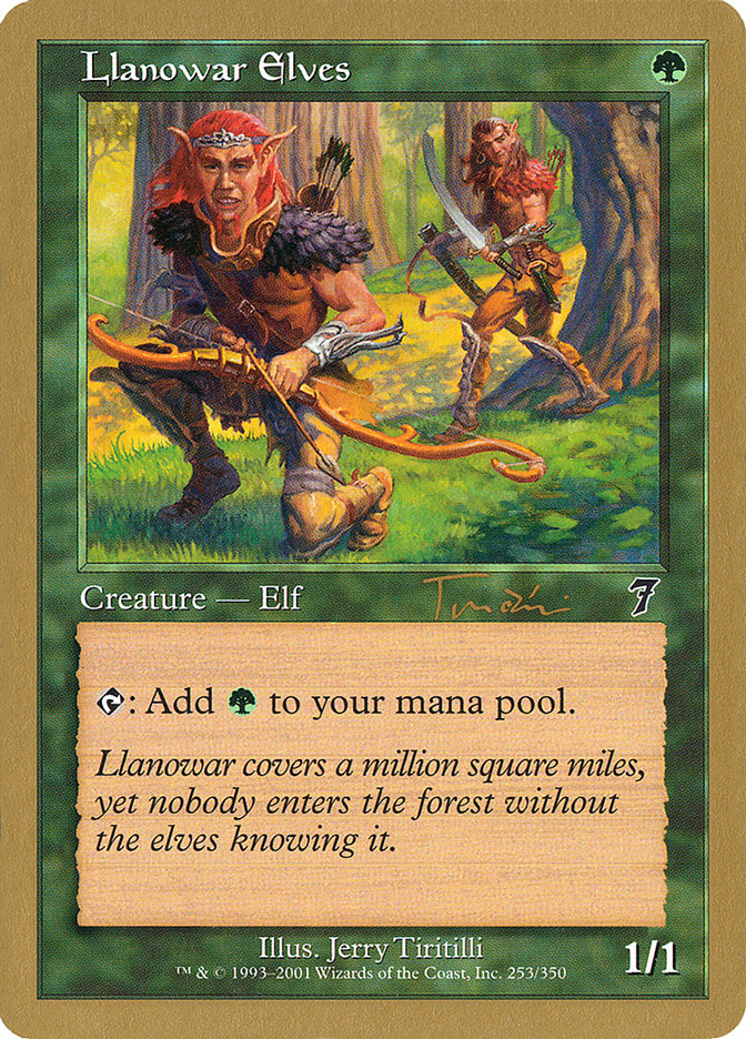Llanowar Elves (Jan Tomcani) [World Championship Decks 2001] | Webway Games