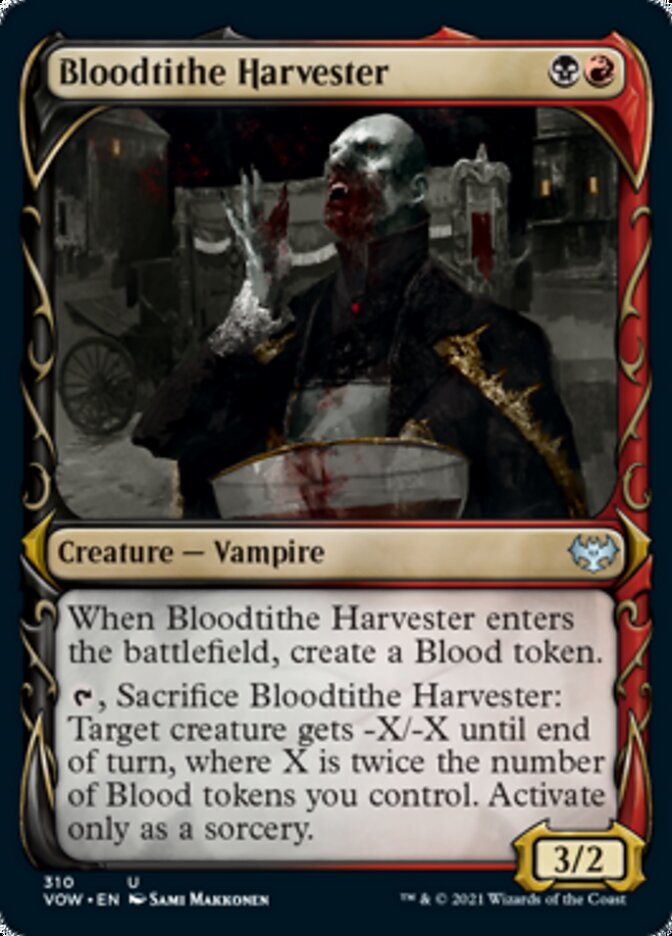 Bloodtithe Harvester (Showcase Fang Frame) [Innistrad: Crimson Vow] | Webway Games
