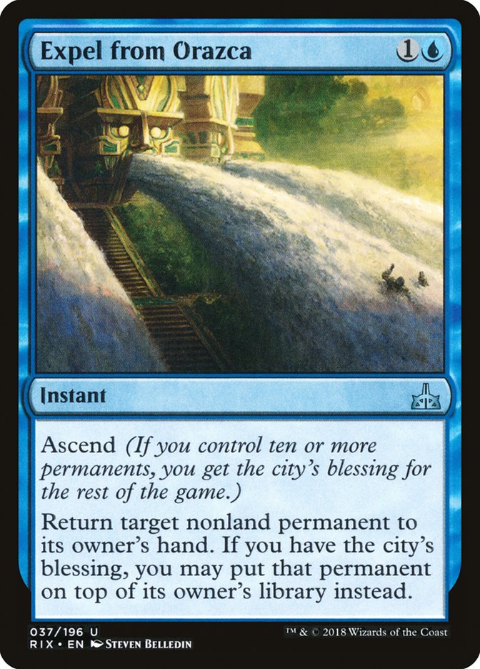 Expel from Orazca [Rivals of Ixalan] | Webway Games