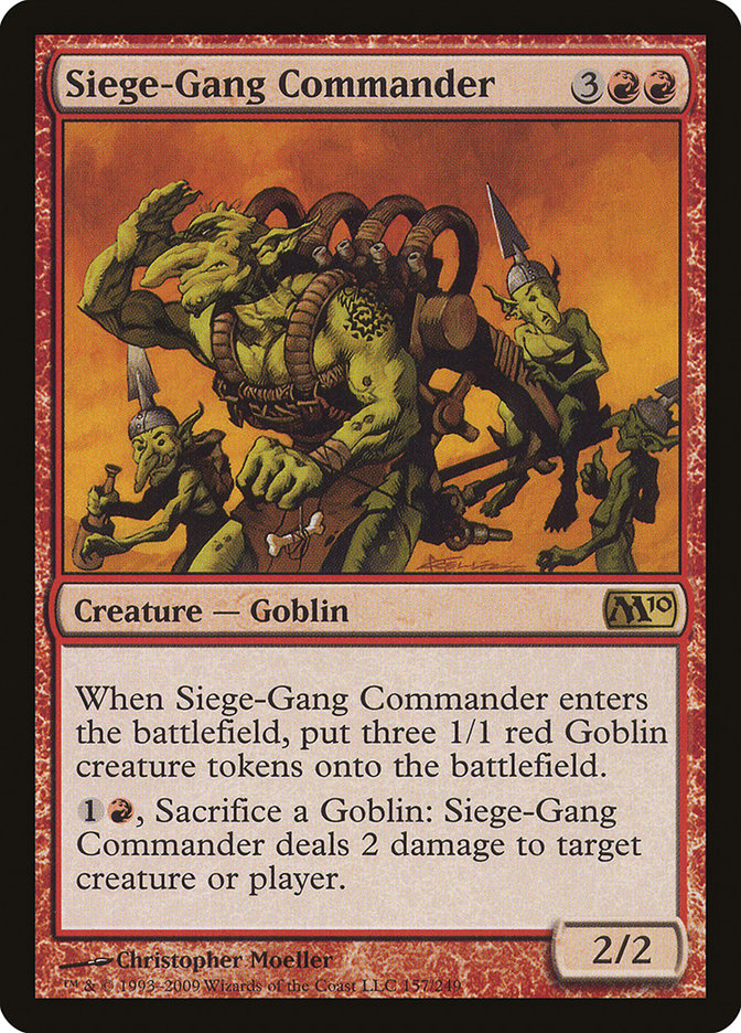 Siege-Gang Commander [Magic 2010] | Webway Games