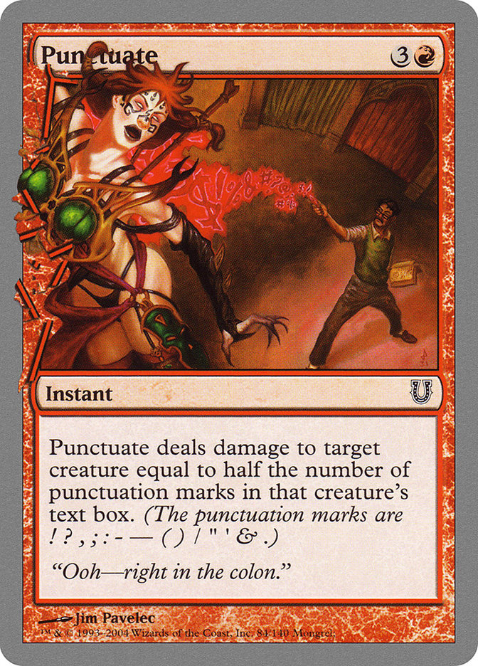 Punctuate [Unhinged] | Webway Games