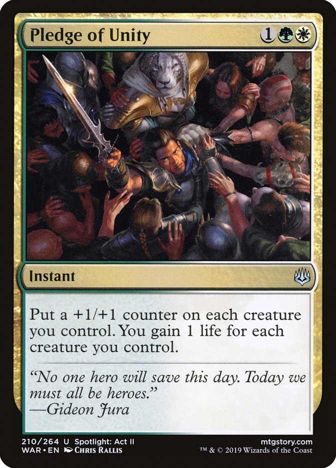 Pledge of Unity [War of the Spark] | Webway Games
