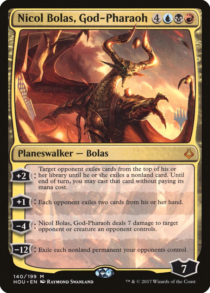 Nicol Bolas, God-Pharaoh (Promo Pack) [Hour of Devastation Promos] | Webway Games