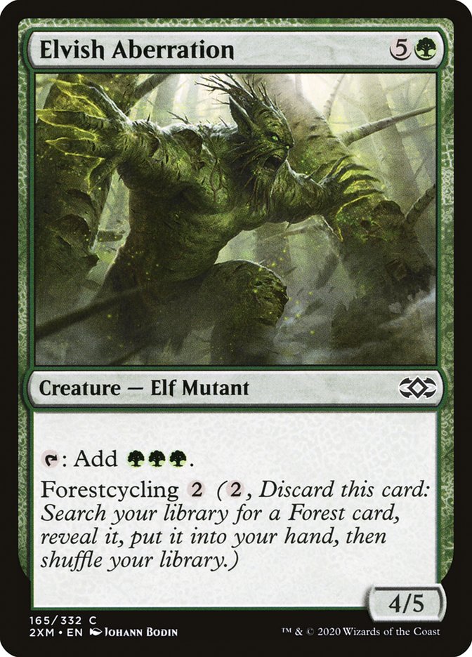 Elvish Aberration [Double Masters] | Webway Games