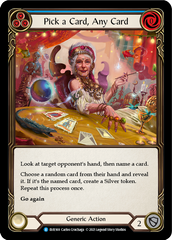 Pick a Card, Any Card (Blue) [EVR169] (Everfest)  1st Edition Rainbow Foil | Webway Games