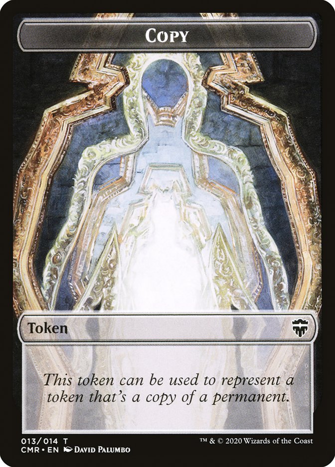 Copy (013) // Spirit Double-sided Token [Commander Legends Tokens] | Webway Games