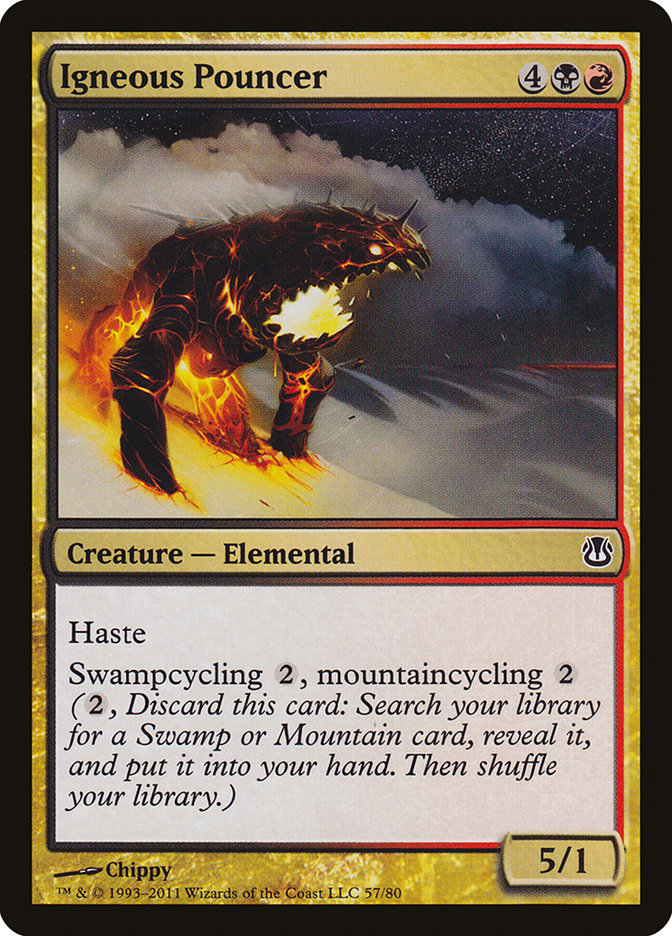 Igneous Pouncer [Duel Decks: Ajani vs. Nicol Bolas] | Webway Games