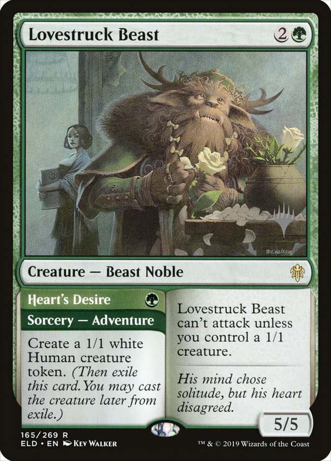 Lovestruck Beast // Heart's Desire (Promo Pack) [Throne of Eldraine Promos] | Webway Games