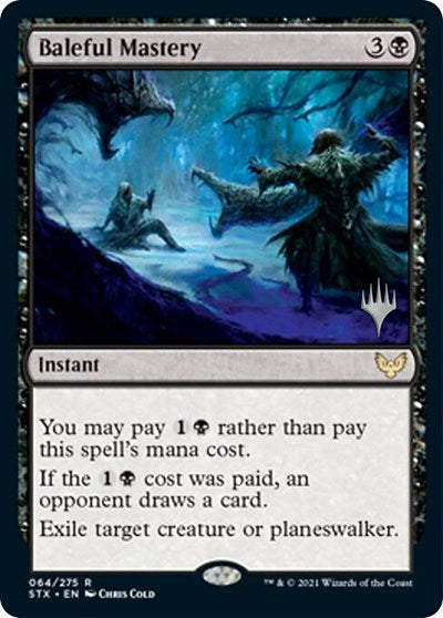 Baleful Mastery (Promo Pack) [Strixhaven: School of Mages Promos] | Webway Games