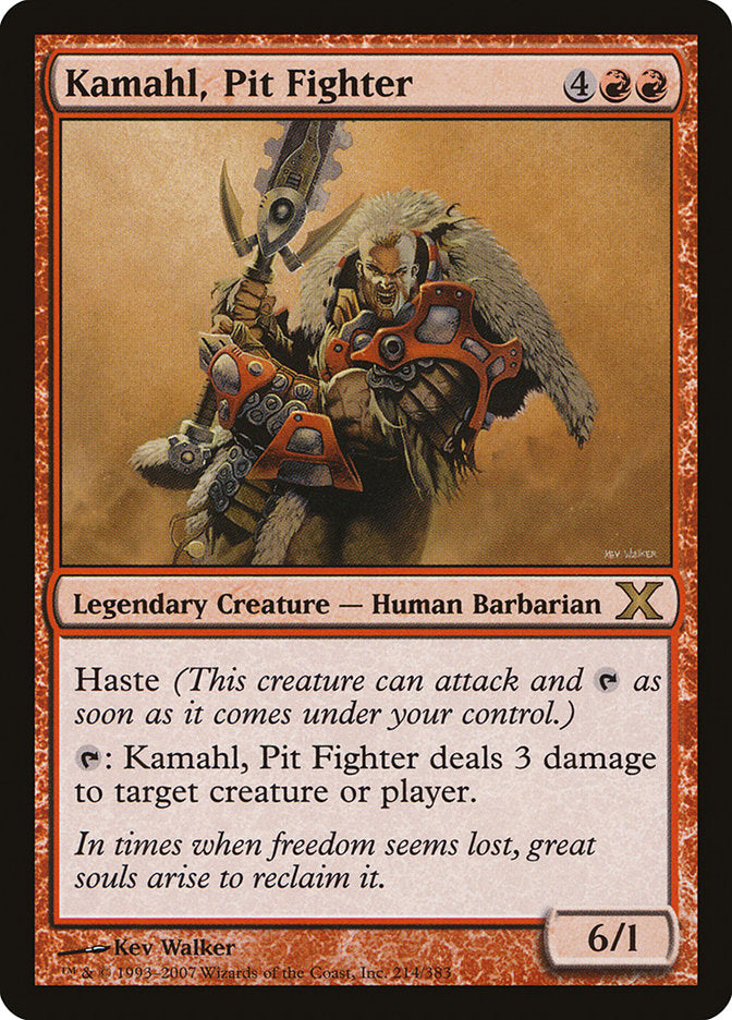 Kamahl, Pit Fighter [Tenth Edition] | Webway Games