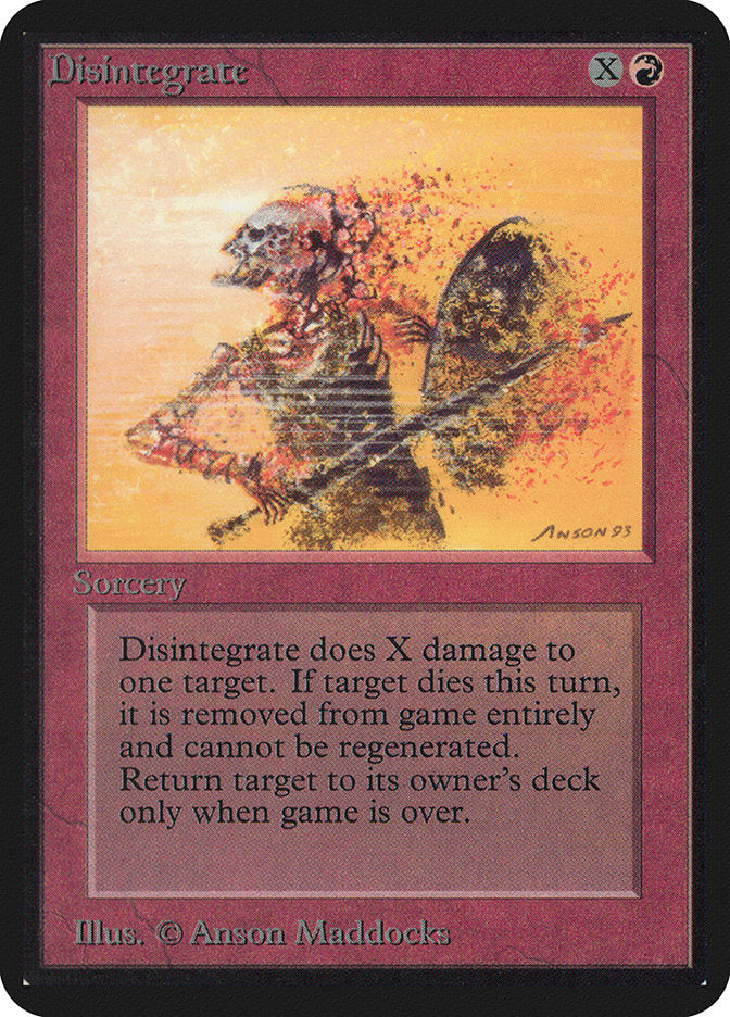 Disintegrate [Limited Edition Alpha] | Webway Games