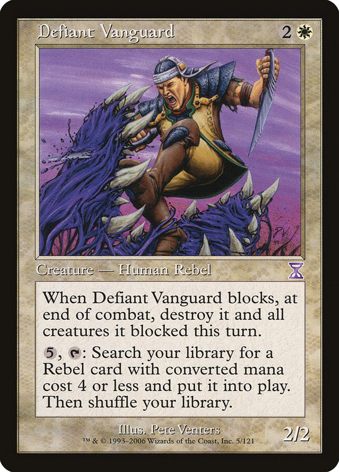 Defiant Vanguard [Time Spiral Timeshifted] | Webway Games